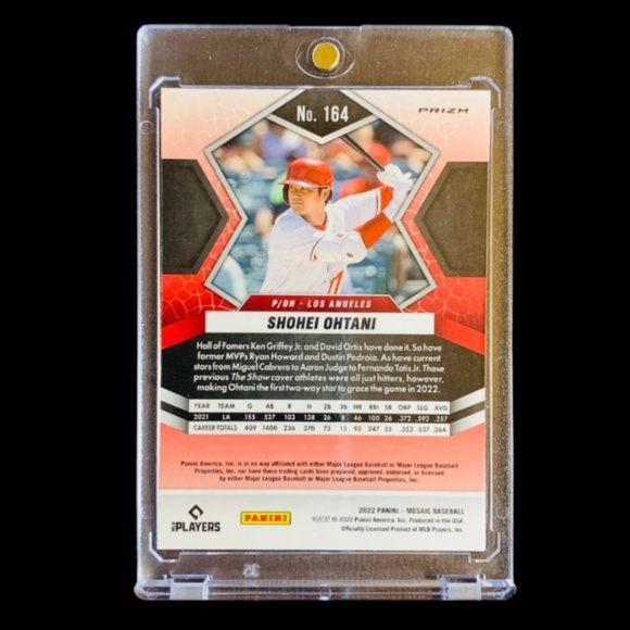 🔥⚾️RARE Shohei Ohtani Silver Prizm Baseball Card - SP -  Los Angeles Dodgers - Picture 3 of 3